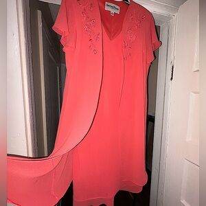 Coral Mini Dress